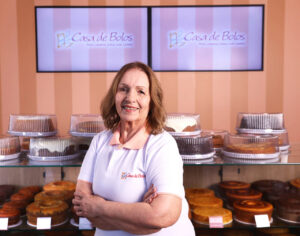 Sonia Ramos fundadora da Casa de Bolos Creditos para Tabata Barbosa