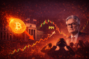 Bitcoin despenca 3% após surto inflacionário agitar expectativas de cortes de juros!