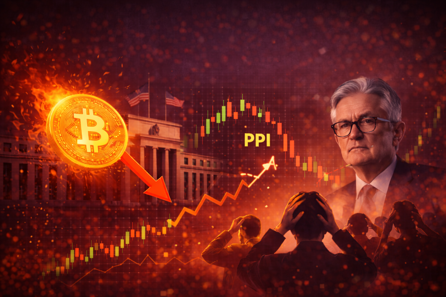 Bitcoin despenca 3% após surto inflacionário agitar expectativas de cortes de juros! 4 bitcoin queda fed