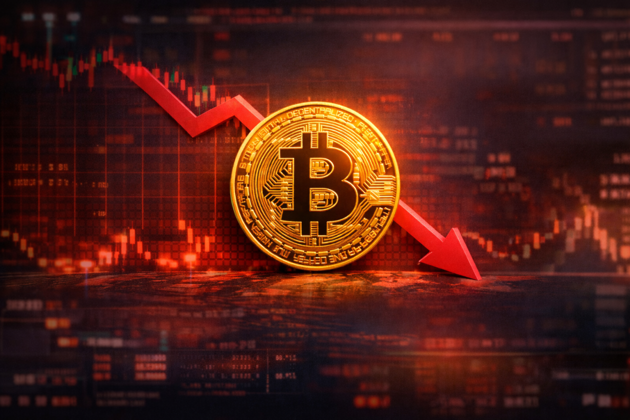Bitcoin em Crise: BTC Temporalmente à Beira do Abismo de US$ 66.000! O Que Vem Agora? 1 bitcoin queda mercado 1