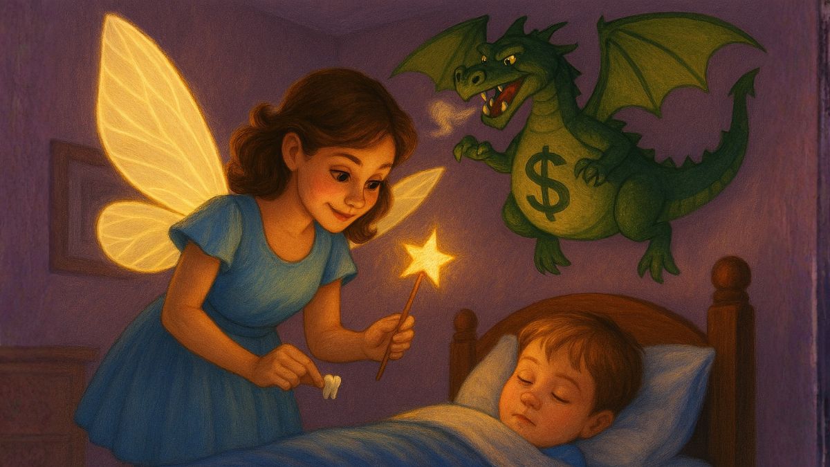 fada do dente inflacao