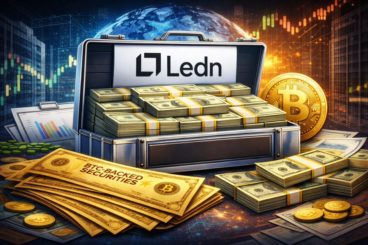 Ledn levanta impressionantes US$ 188 milhões com títulos garantidos por Bitcoin! 1 ledn bitcoin emprestimo