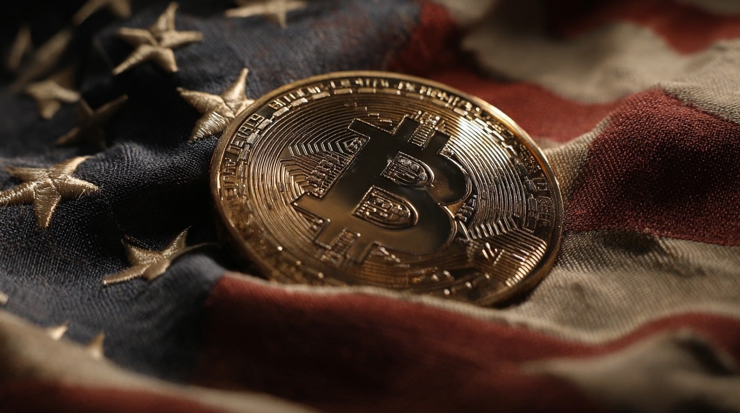 Bitcoin USA flag