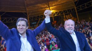 Fernando Haddad e Luiz Inacio Lula da Silva