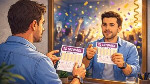 Inesperada coincidência transforma dois apostadores em milionários na Lotofácil 3636; Mega-Sena 2984 acumula e busca impressionantes R$ 105 milhões! 11 Imagem criada por inteligencia artificial para ilustrar o resultado da Lotofacil 3636. Foto Dall ECh