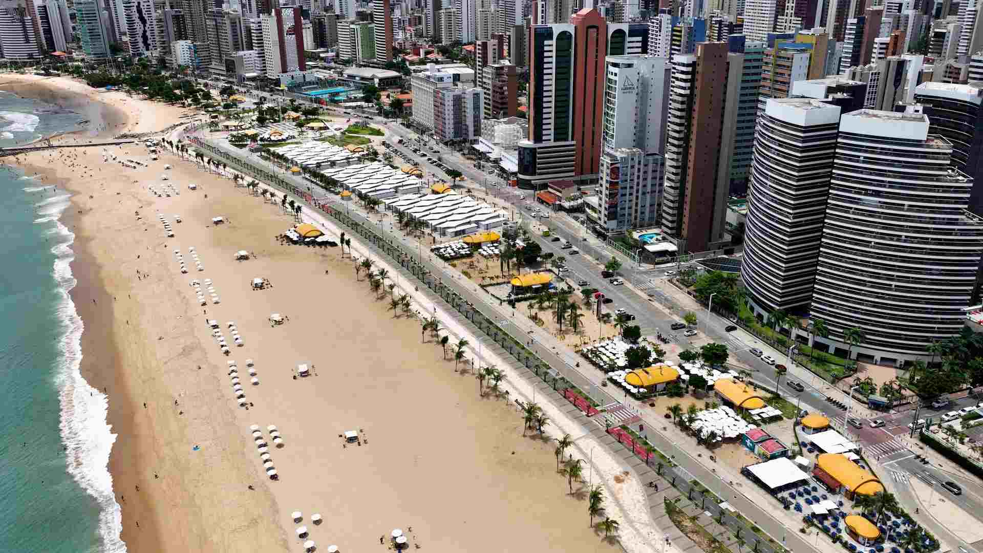 Litoral de Fortaleza capital do Ceara