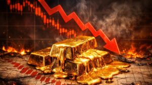 Desastre no Mercado: Ouro despenca 10% e arrasta prata para a crise! 10 Ouro prata