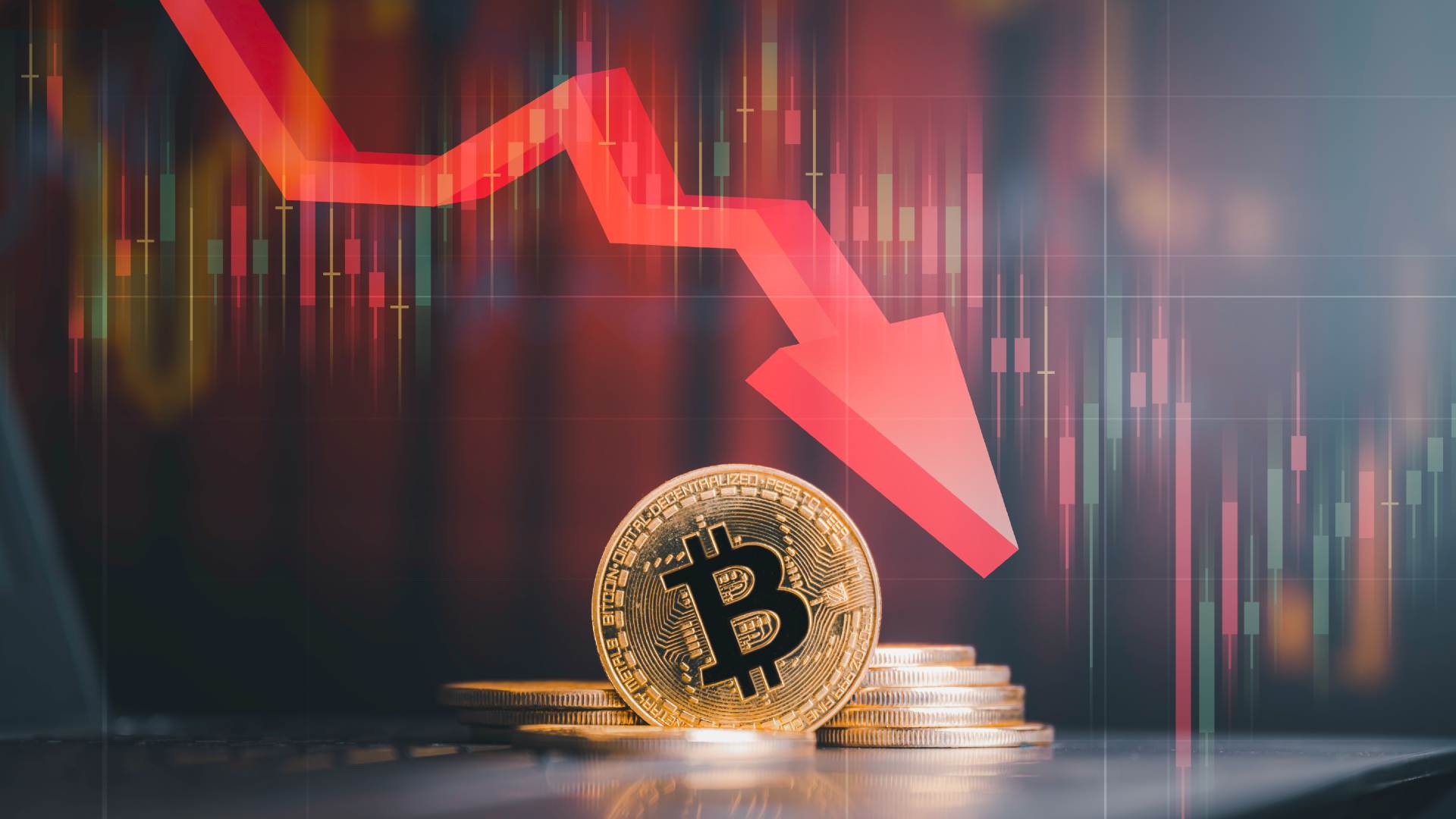 Bitcoin desaba: Crise do medo assombra o mercado! 2 Preco do bitcoin em queda no grafico