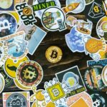 adesivos bitcoin