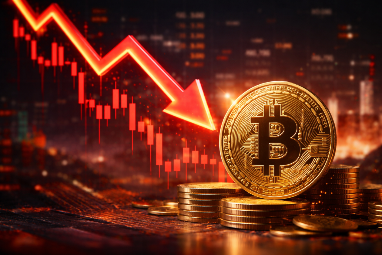 Pânico em alta: US$ 62 mil à beira de uma reviravolta! 2 bitcoin caindo mercado