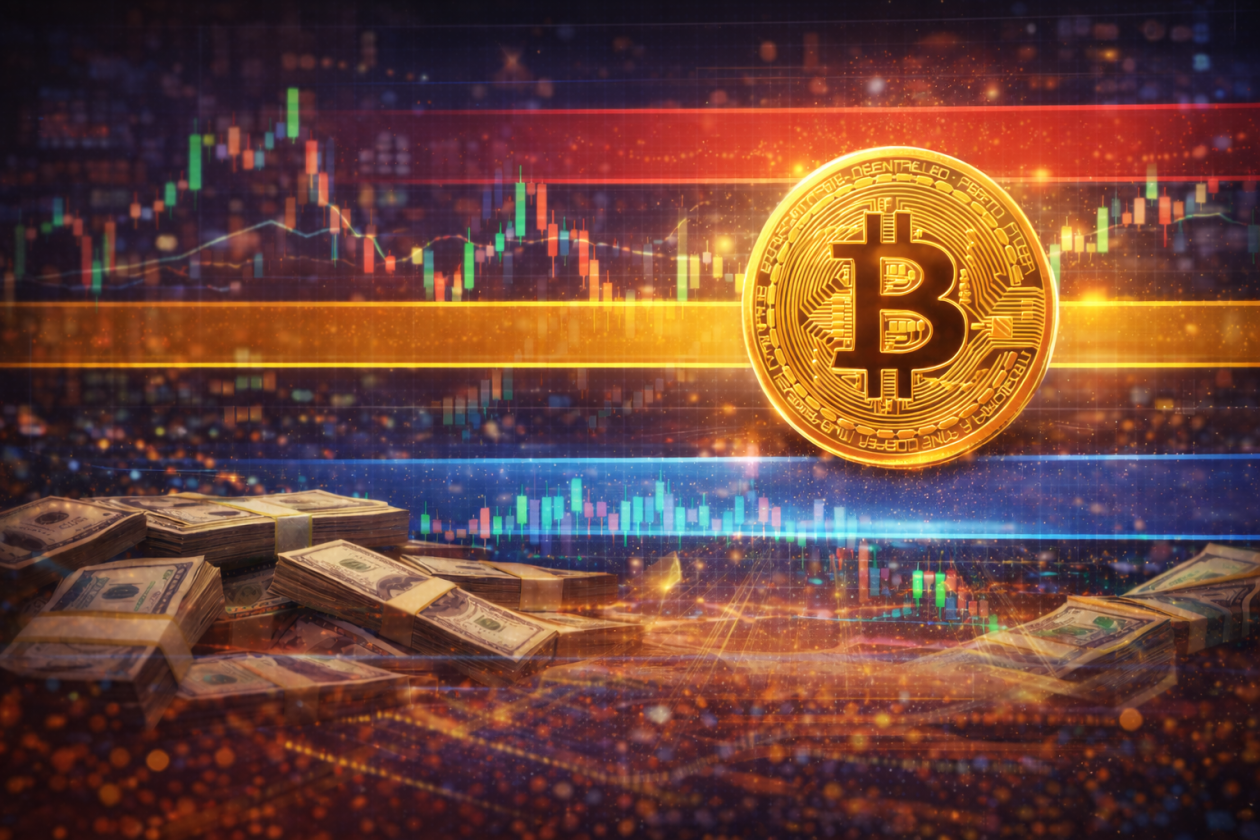 Bitcoin em um Limbo: Preso entre US$ 64 mil e US$ 70 mil com Sinais Contraditórios! 1 bitcoin lateral