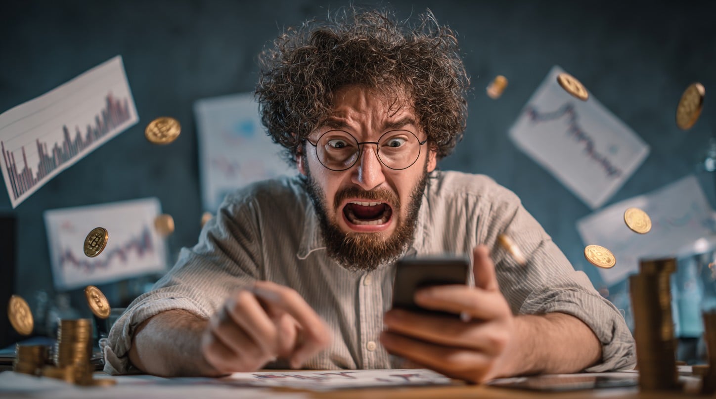 investidor criptomoedas desastrado