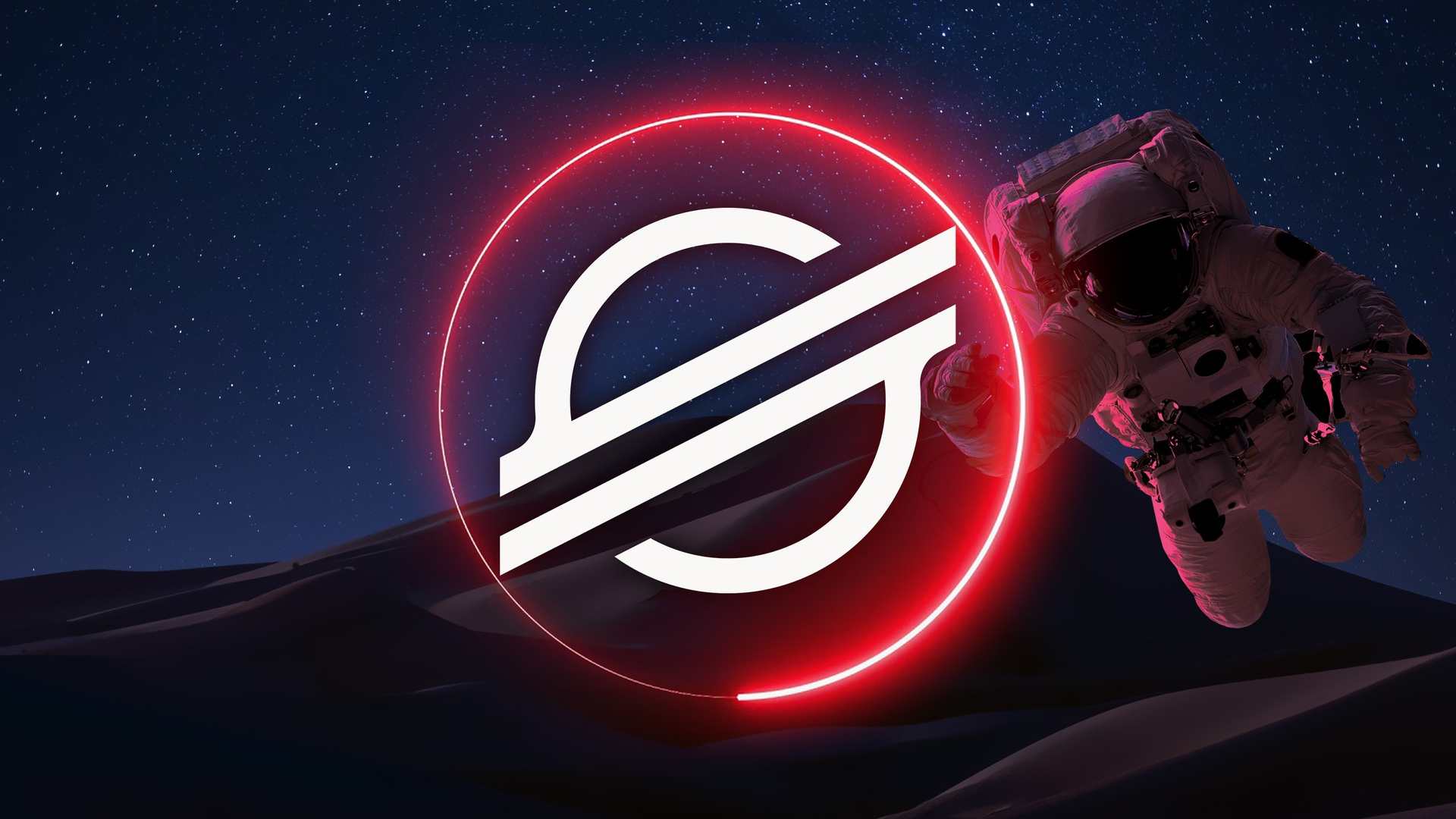 Stellar 37 Graus desembarca no Rio com R$ 100 mil em prêmios para startups! 1 Astronauta proximo de simbolo da Stellar XLM