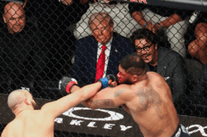 Trump no UFC 327: Homenagem de lutador brasileiro choca a todos!