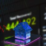 Casa projetada em tablet com inovacao