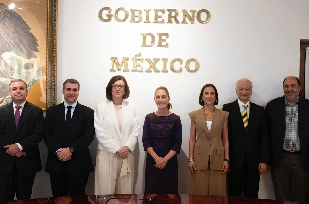 Claudia Sheinbaum e MagdaChambriard