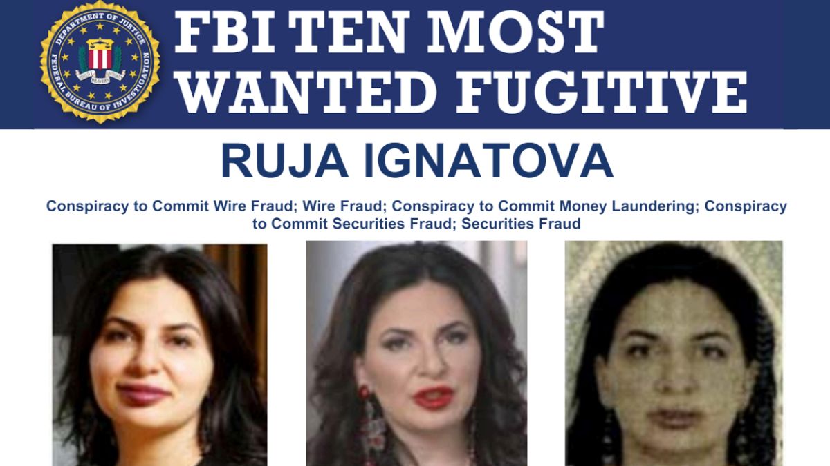 Ruja Ignatova a rainha das criptomoedas. Foto ReproducaoFBI