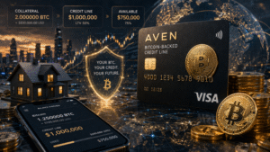 Revolução Financeira: Cartão Visa da Aven Oferece Crédito Em Bitcoin de Até US$ 1 Milhão!