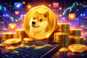 Dogecoin dispara 28% em endereços ativos e acende alerta para nova alta explosiva!