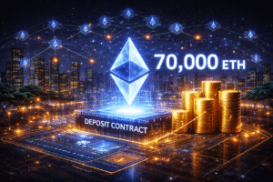 Ethereum Foundation Supera Expectativa: 70 Mil ETH em Stake com Incríveis US$ 93 Mi!