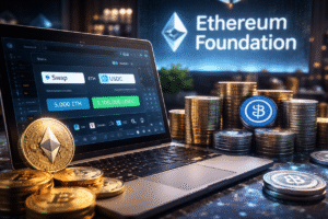 Ethereum Foundation transforma 5.000 ETH em stablecoins: alerta sobre o futuro!