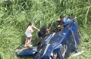Helicóptero em queda: Tragédia a poucos metros de hotel em Campina Grande!