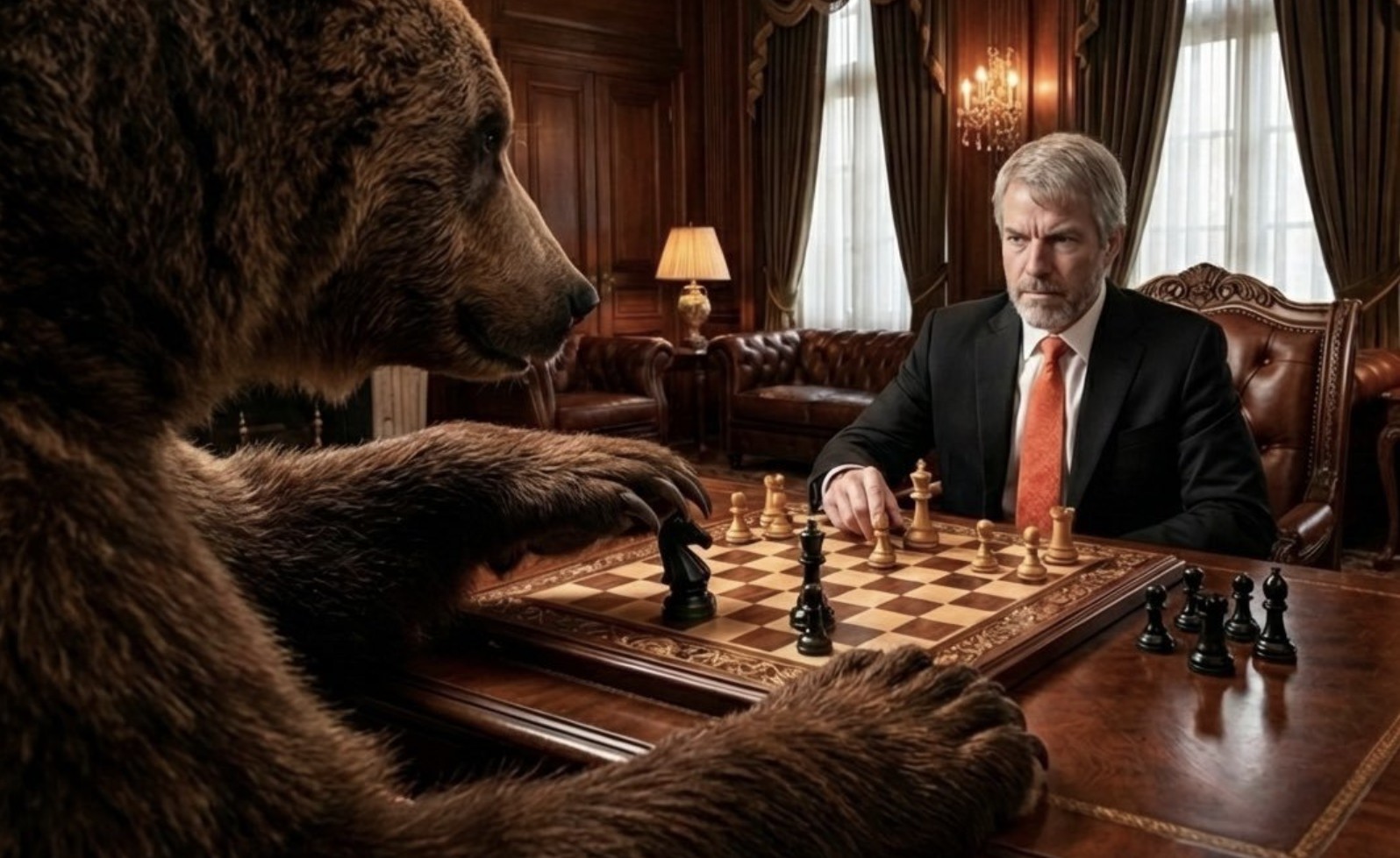 michael saylor xadrez urso