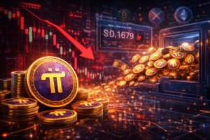 PI Network despenca 30% enquanto Bitcoin e Ethereum disparam: descubra o que está por trás dessa reviravolta!