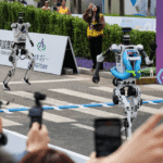 robo maratona pequim tecnologia