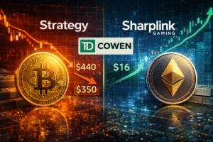 TD Reduz Meta de Preço da Strategy e Aponta Para Empresa com Reservas em Ethereum!