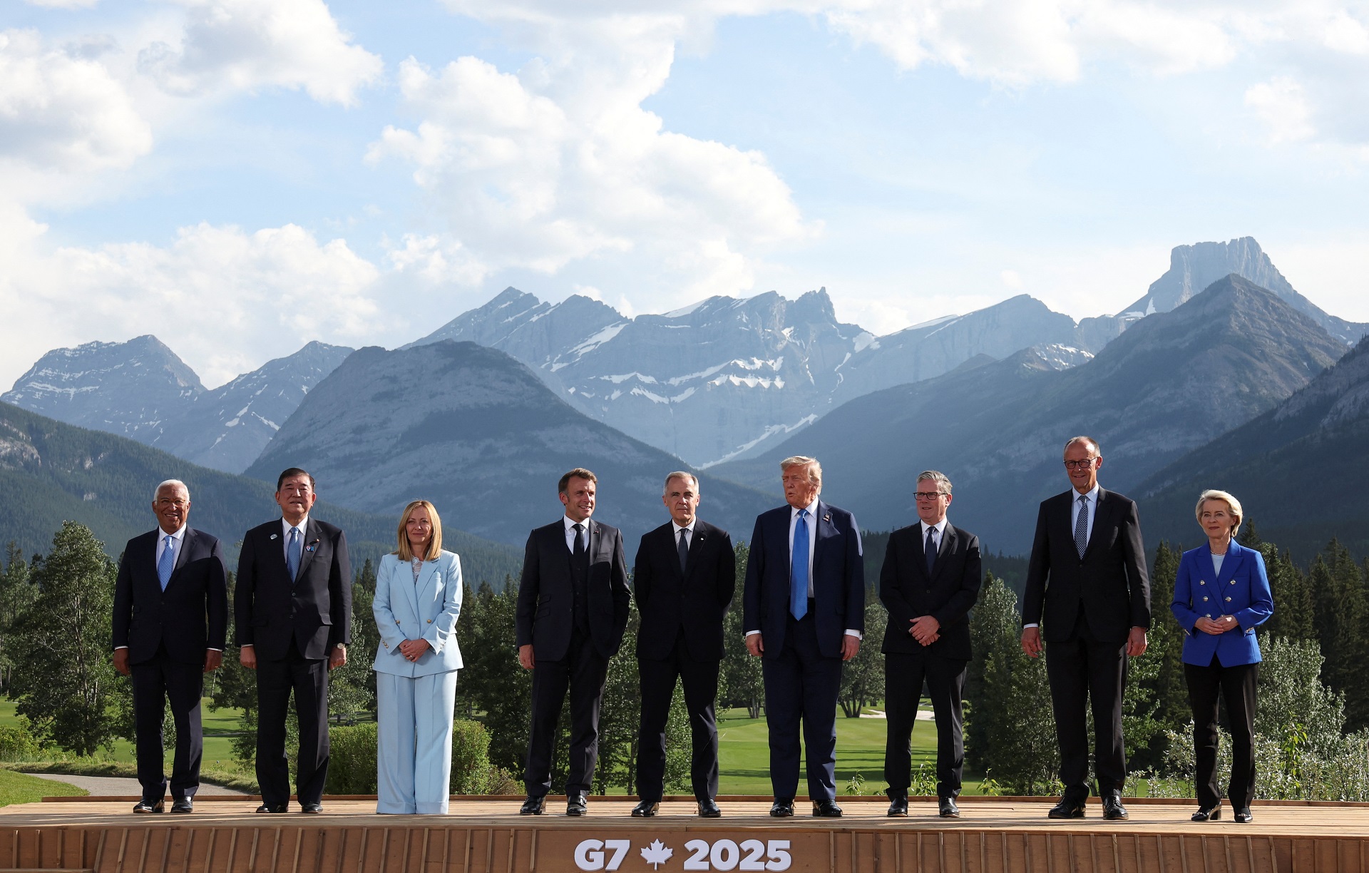 Trump marca presença na explosiva cúpula do G7 na França! 1 2025 06 17T111922Z 1 LYNXMPEL5G0IT RTROPTP 4 G7 SUMMIT