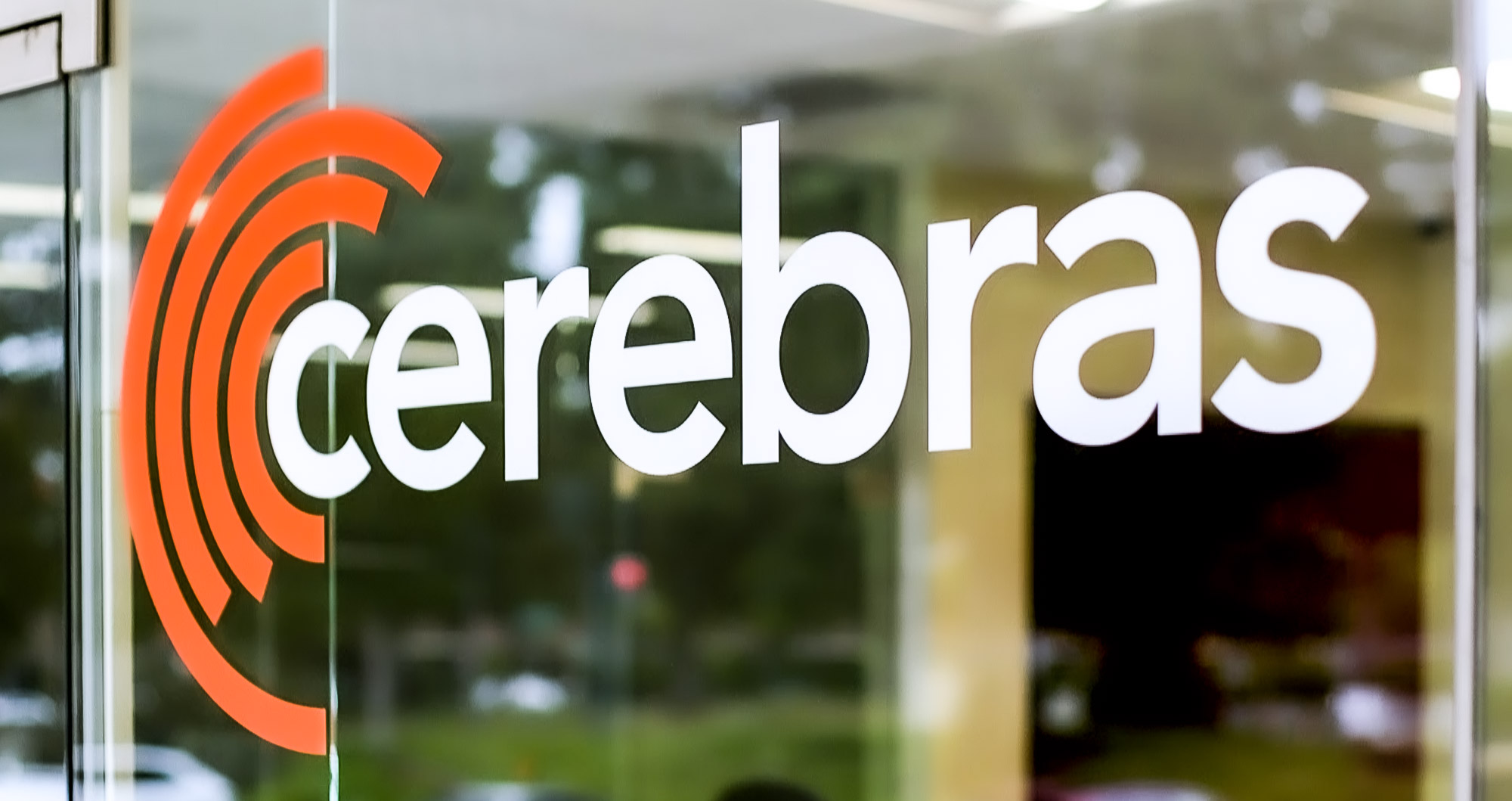 Cerebras logo on door