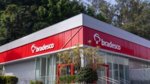 Fachada de agencia do Bradesco BBDC4. Foto Divulgacao