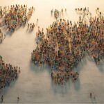 Mapa Mundi populacao mundial global mundo