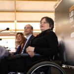 Maria da Penha em evento