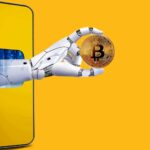 Binance Blindou Mais de US$ 10,5 Bilhões em Fraude com IA Poderosa! 2 Robo segurando bitcoin