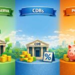 Renda Surpreendente: Onde Investir R$ 50 mil e R$ 5 mil? 1 Tesouro Reserva CDB Poupanca