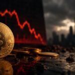Bitcoin despenca para mínima em 45 dias, provocando uma onda de US$ 920 milhões em liquidações! 3 bitcoin queda 1
