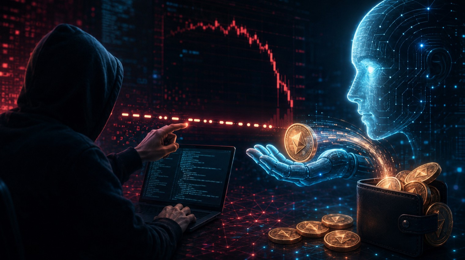 hacker agente autonomo criptomoedas ia